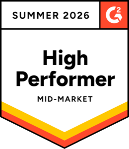 G2 High Performer, Mid-Market, Summer 2026